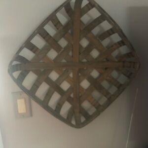 Woven Wall Basket Decor